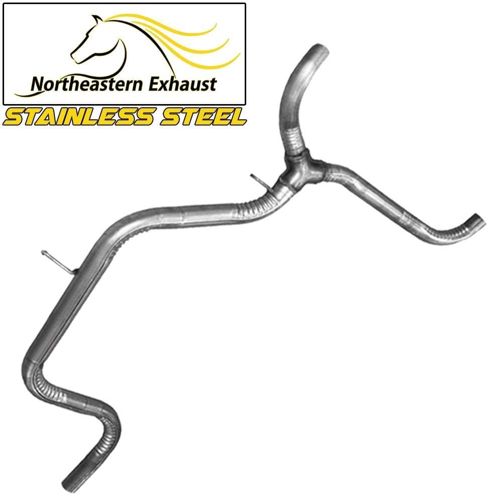 Stainless Steel Resonator Muffler Pipe Exhaust System Kit U34430