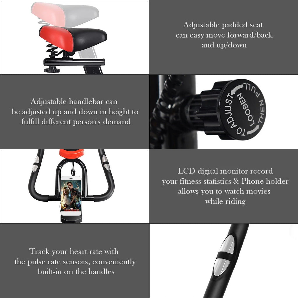 Indoor Cycling Bike with LCD Display K54966