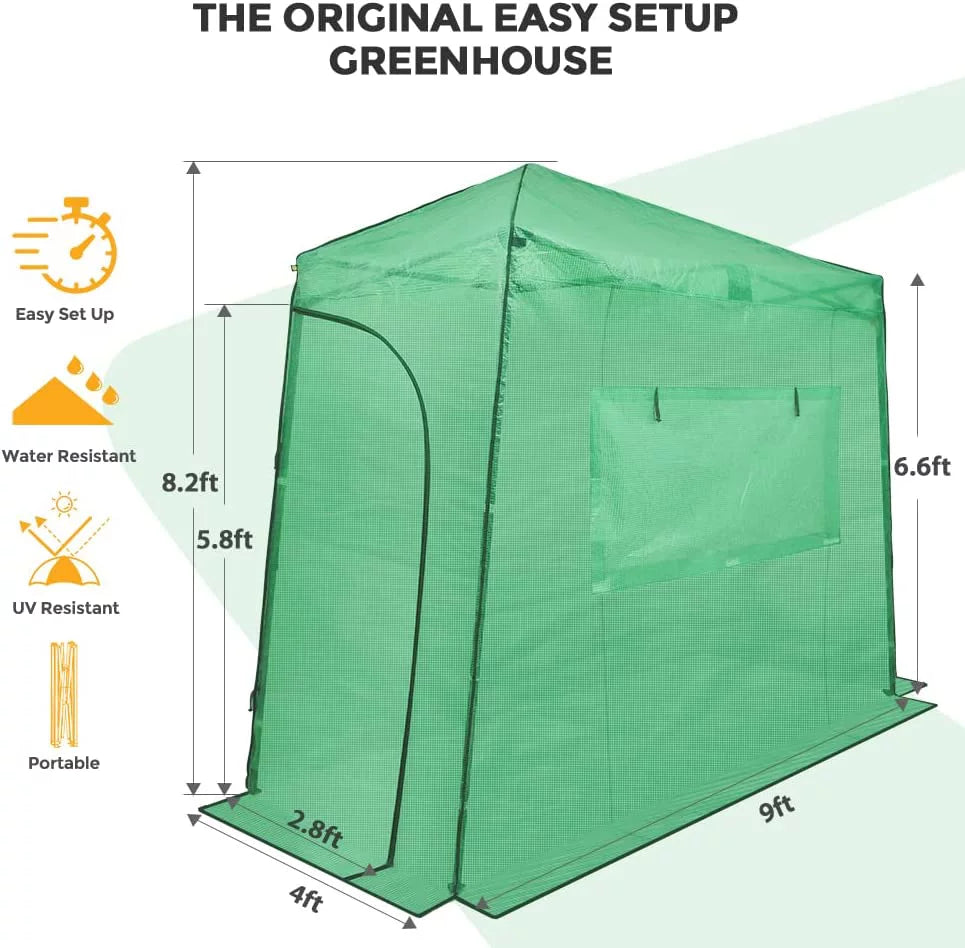 10'x 5' Portable Pop-up Greenhouse H66429