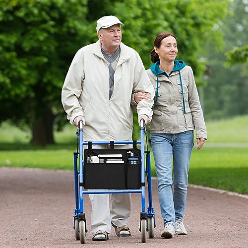 Blue Water-Resistant Walker Bag with Cup Holder I38631