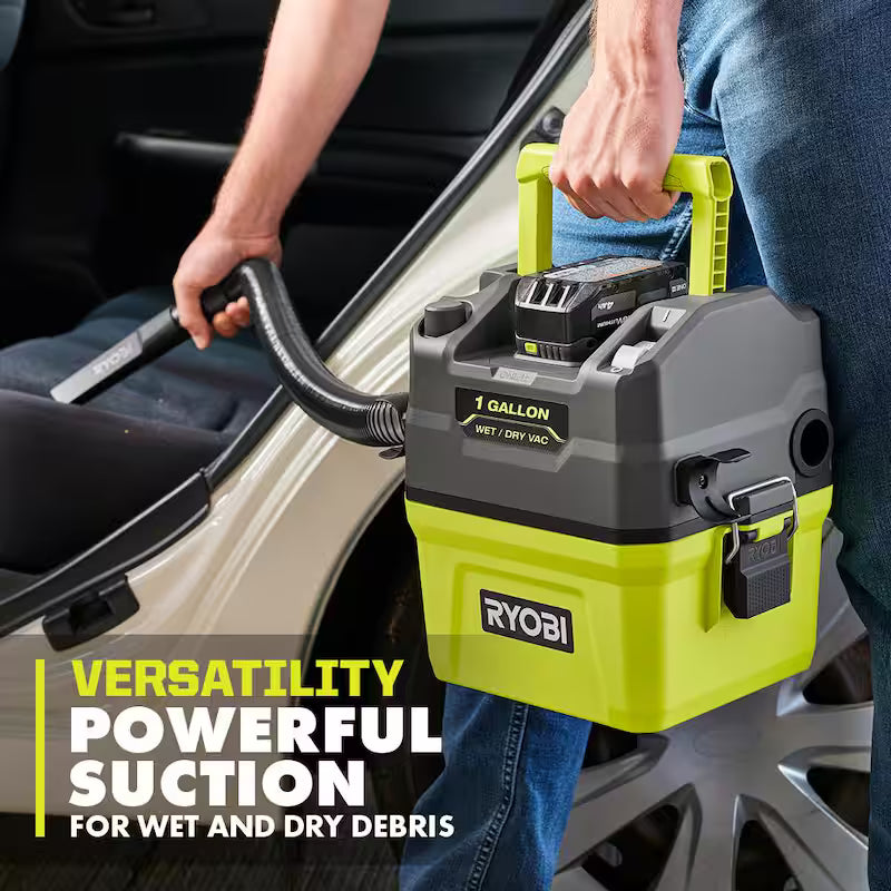 18V Cordless 1 Gal. Wet/Dry Vacuum Y1391