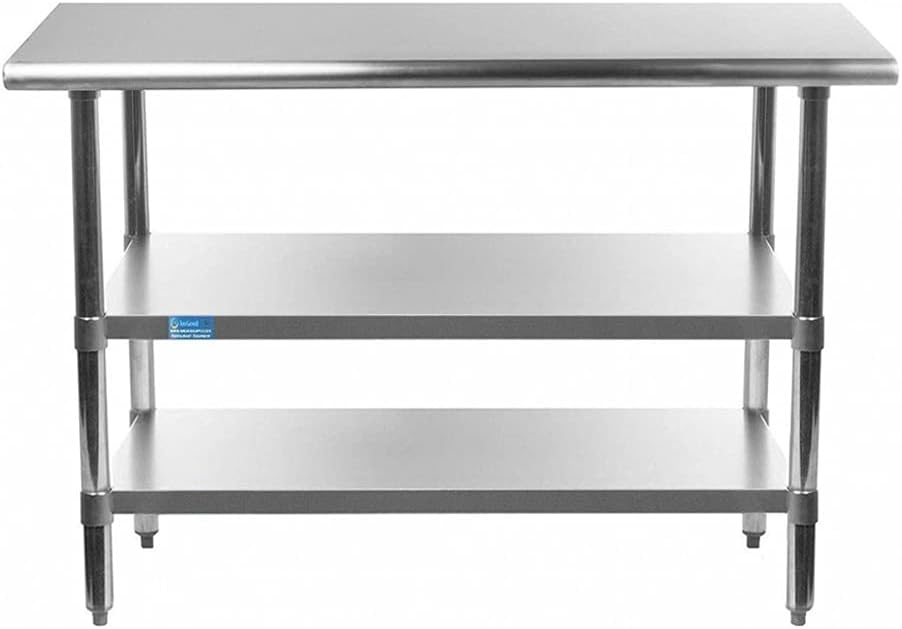 Stainless Steel Table with 2 Shelves A560