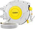 Retractable Garden Hose Reel with 8 Pattern Spray Nozzle X59058