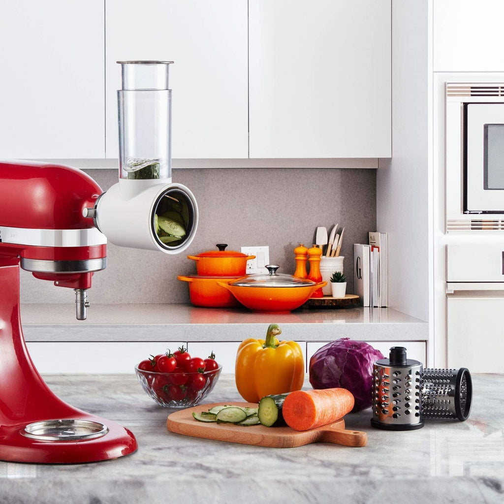 Vegetable Slicer and Cheese Grater Attachment for KitchenAid Stand Mixers X21121