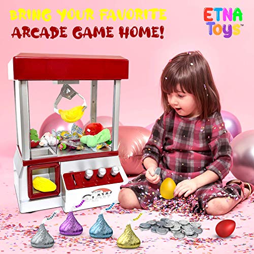 Electronic Arcade Claw Machine Candy Prize Dispenser with Sound O871346