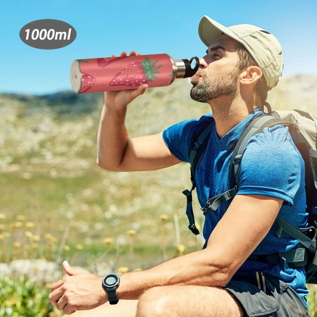 Stainless Steel Insulated Water Bottle with Straw Lid Z549