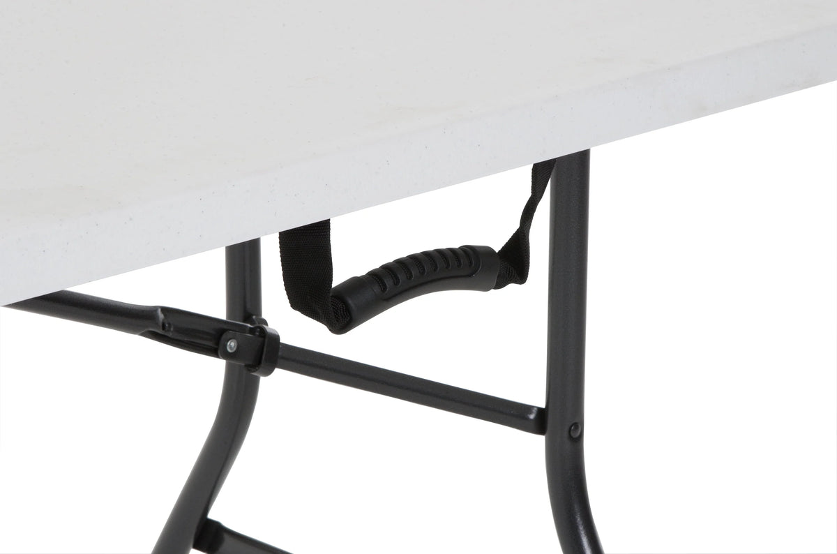6 Foot Folding Table White Speckle X330055
