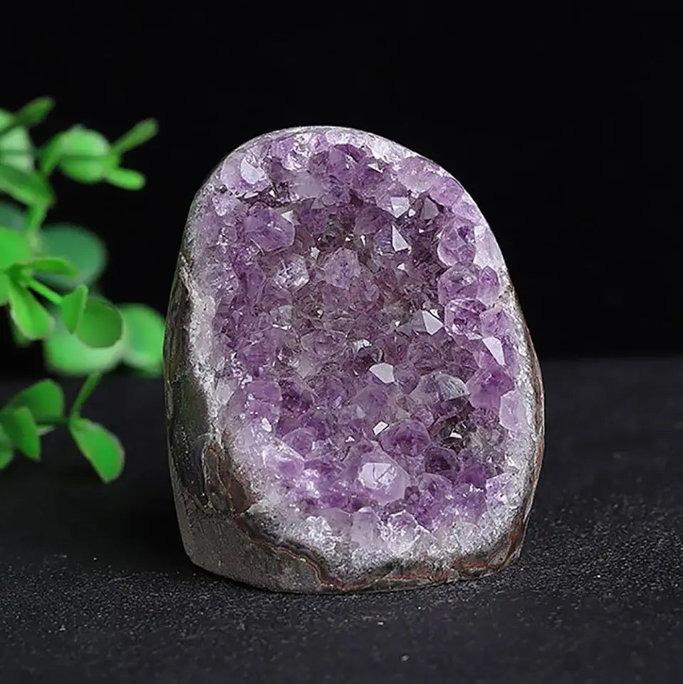 Extra Large Amethyst Cluster Geode Healing Crystal Stone Specimen 3.5-4.4 Pound P1561