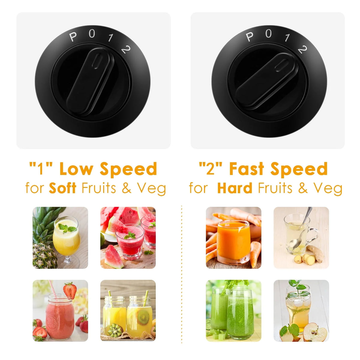 Juicer Extractor 3 Speeds Stainless Steel BPA Free W659933