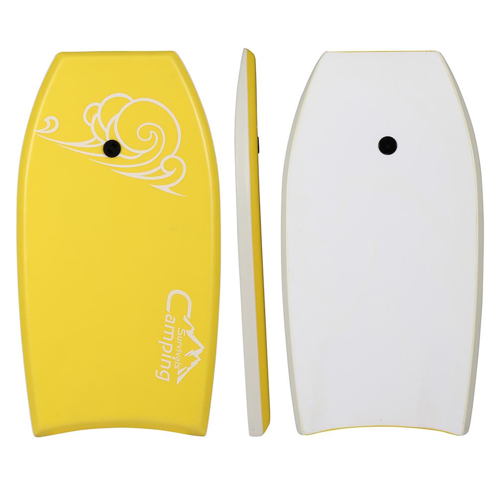 41" Lightweight Bodyboard with EPS Core, XPE Deck, HDPE Slick Bottom, and Wrist Leash M8880
