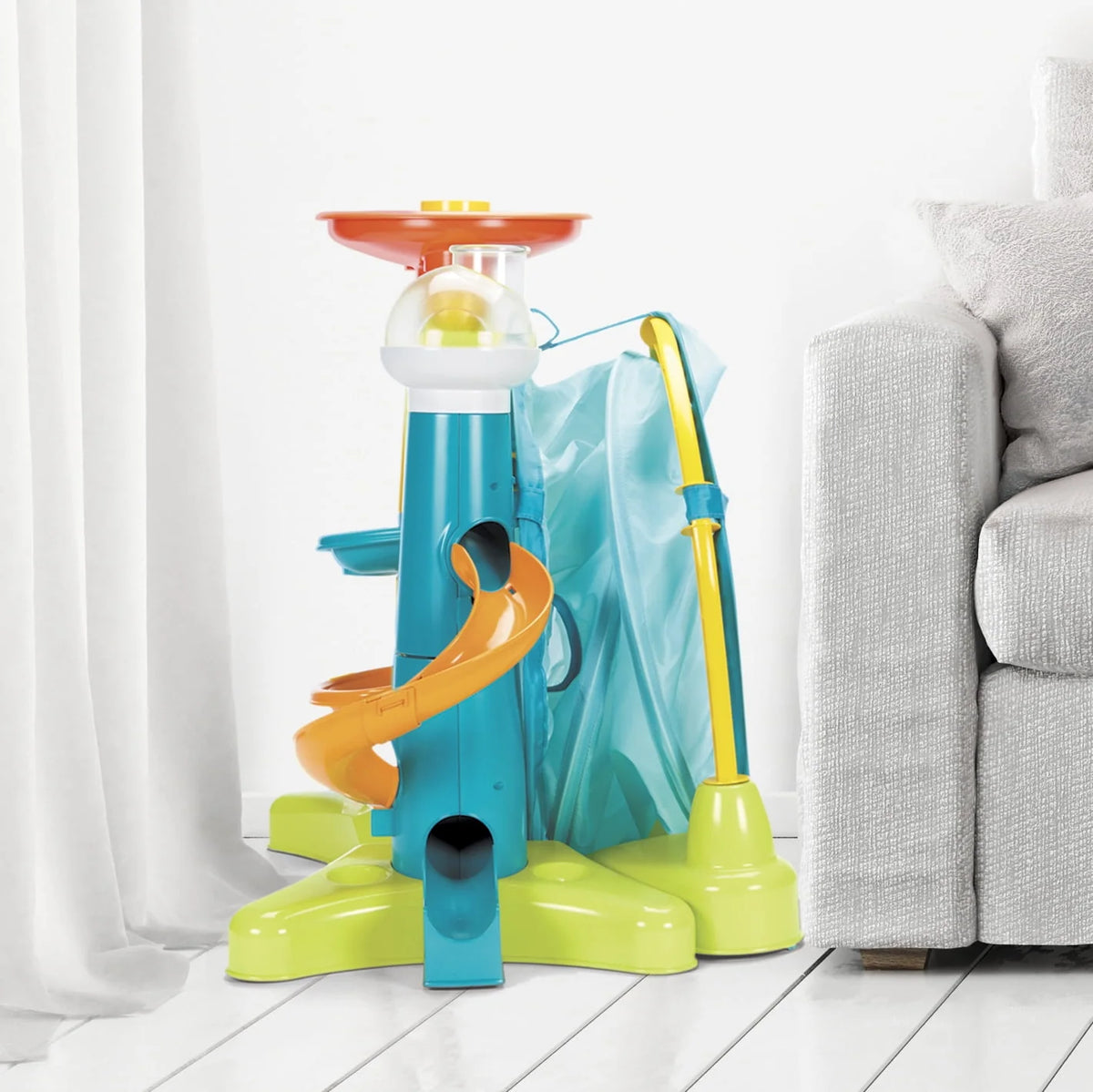 2-in-1 Activity Tunnel with Ball Drop L249