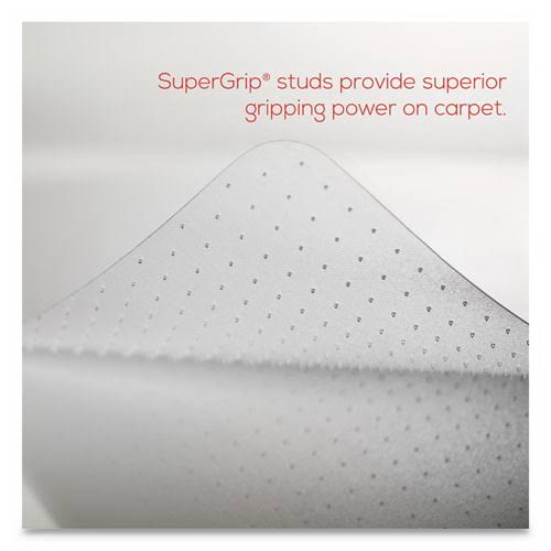 Clear Rectangle Chair Mat for Low Pile Carpet A18041