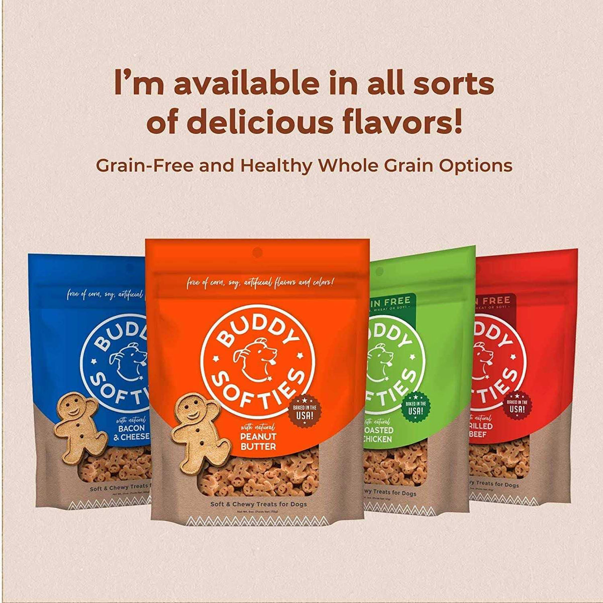 Peanut Butter Soft and Chewy Dog Treats J90711