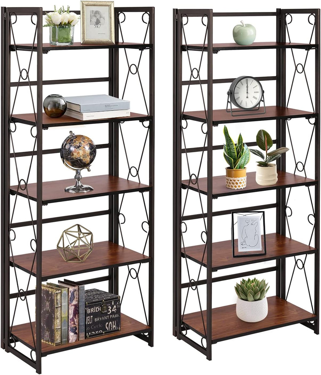 4-Tier Storage Bookshelf with Drawers T9748