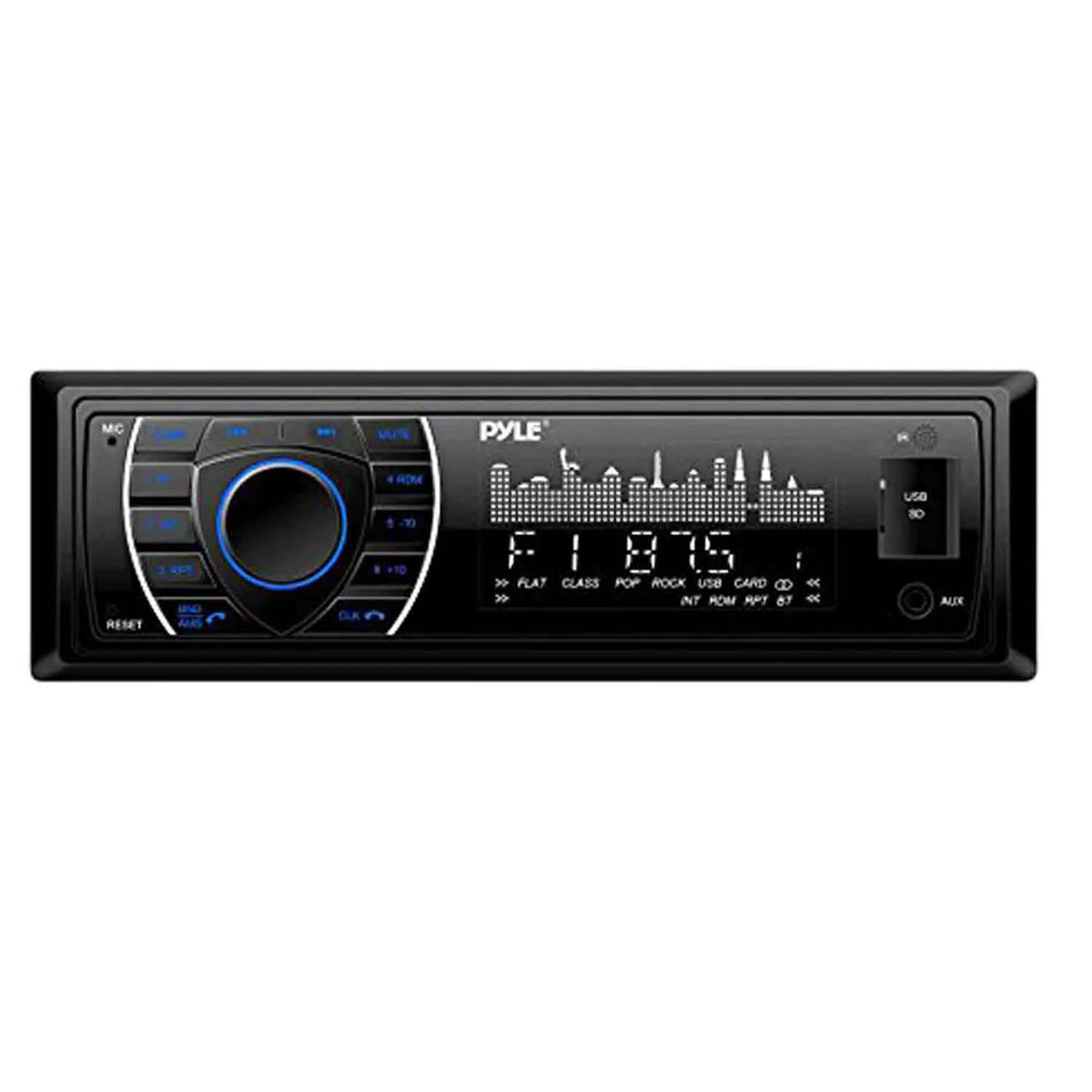 Marine Receiver Stereo with 2-Way 180W 6.5" Loud-SPKR, 3-Pairs, Antenna, 4-Chan Amplifier & 50' 16G SPKR Wire H267270