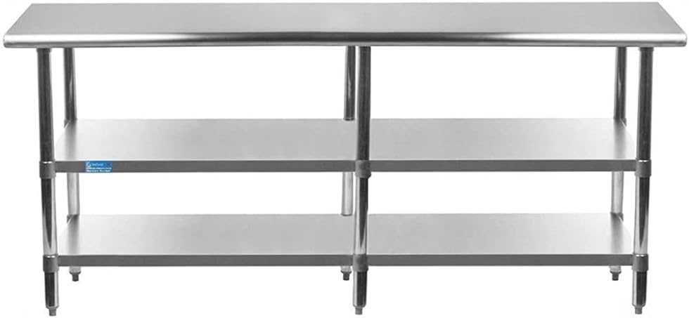 Stainless Steel Table with 2 Shelves A560
