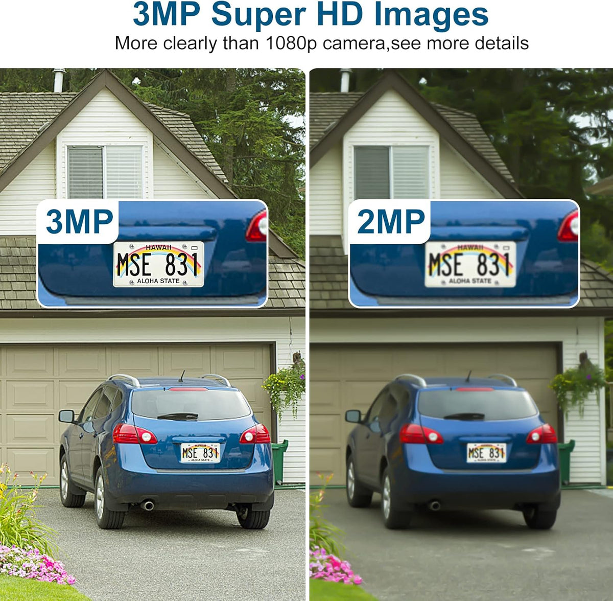 8CH Full HD 1080P Wireless Security Camera System with 6 Cameras Z7620