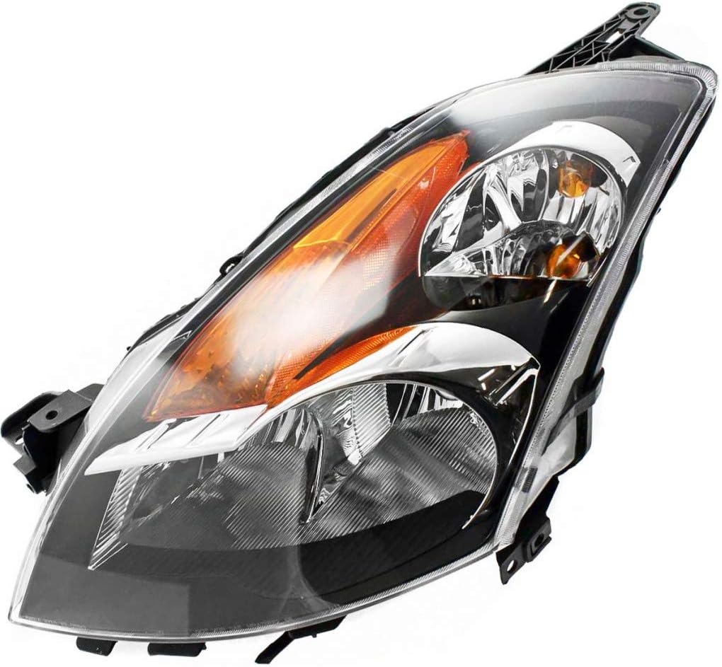 2008 2009 Nissan Altima Headlight Assembly Pair Black O235