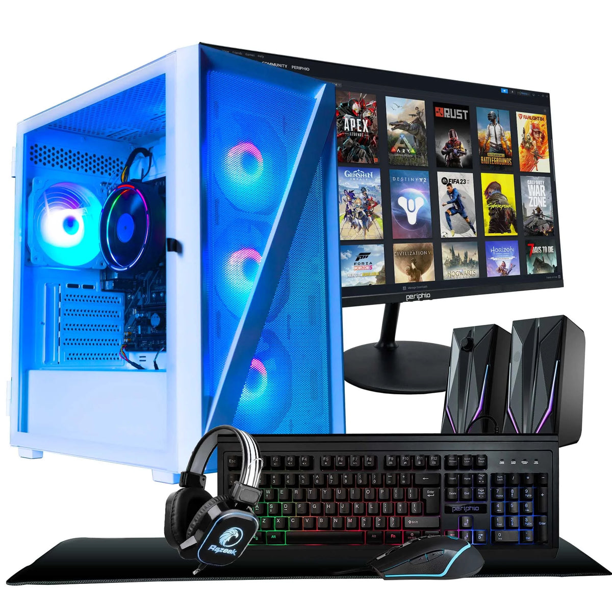 Gaming PC Computer AMD Ryzen 5 5600G 16GB DDR4 RAM 1TB SSD E581