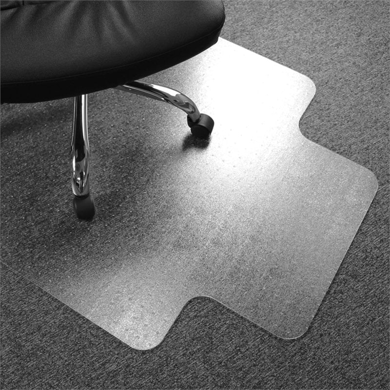 Polymer Lipped Chair Mat for Carpets up to 3/8" - 48" x 51" I6542