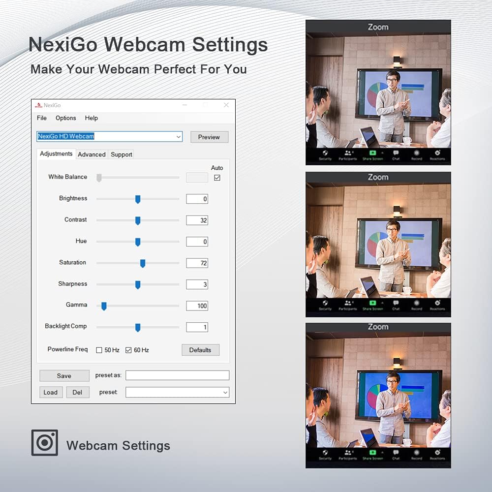 1080P Webcam with Dual Microphones and Auto-Focus V643