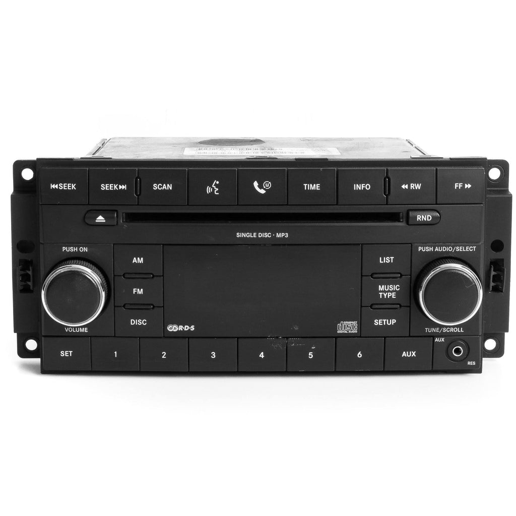 2008 Jeep Wrangler Dodge Caravan AM FM Radio CD Player AUX E3957