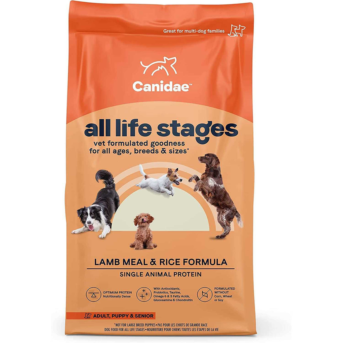 Dry Dog Food Lamb Meal & Rice E345474