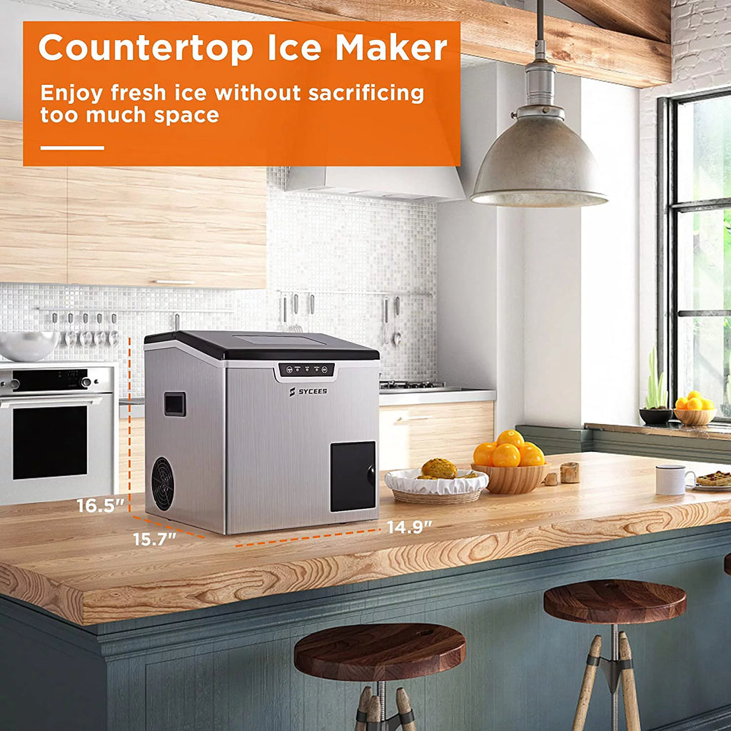 2-in-1 Countertop Ice Maker Machine & Ice Shaver Z193