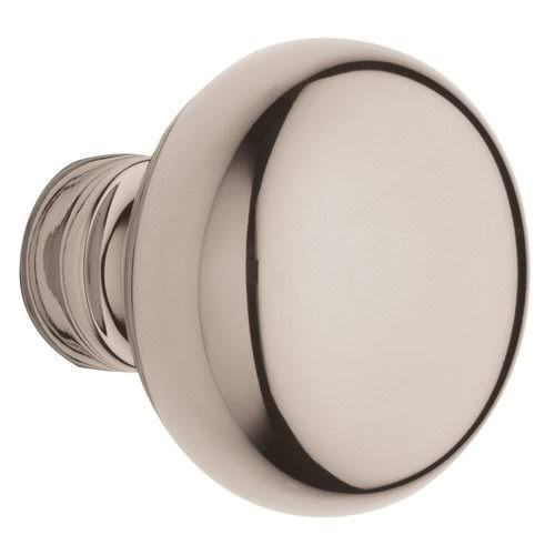 Satin Brass and Brown Pair of Knobs Q48526