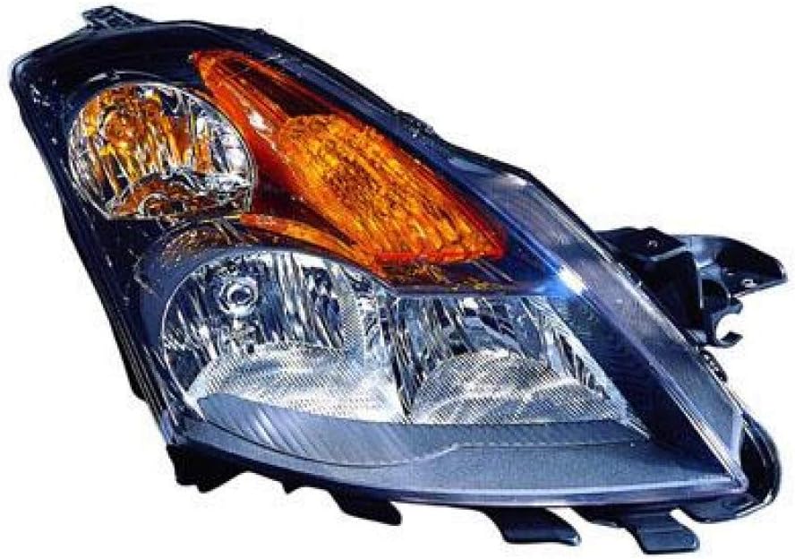 2008 2009 Nissan Altima Headlight Assembly Pair Black O235