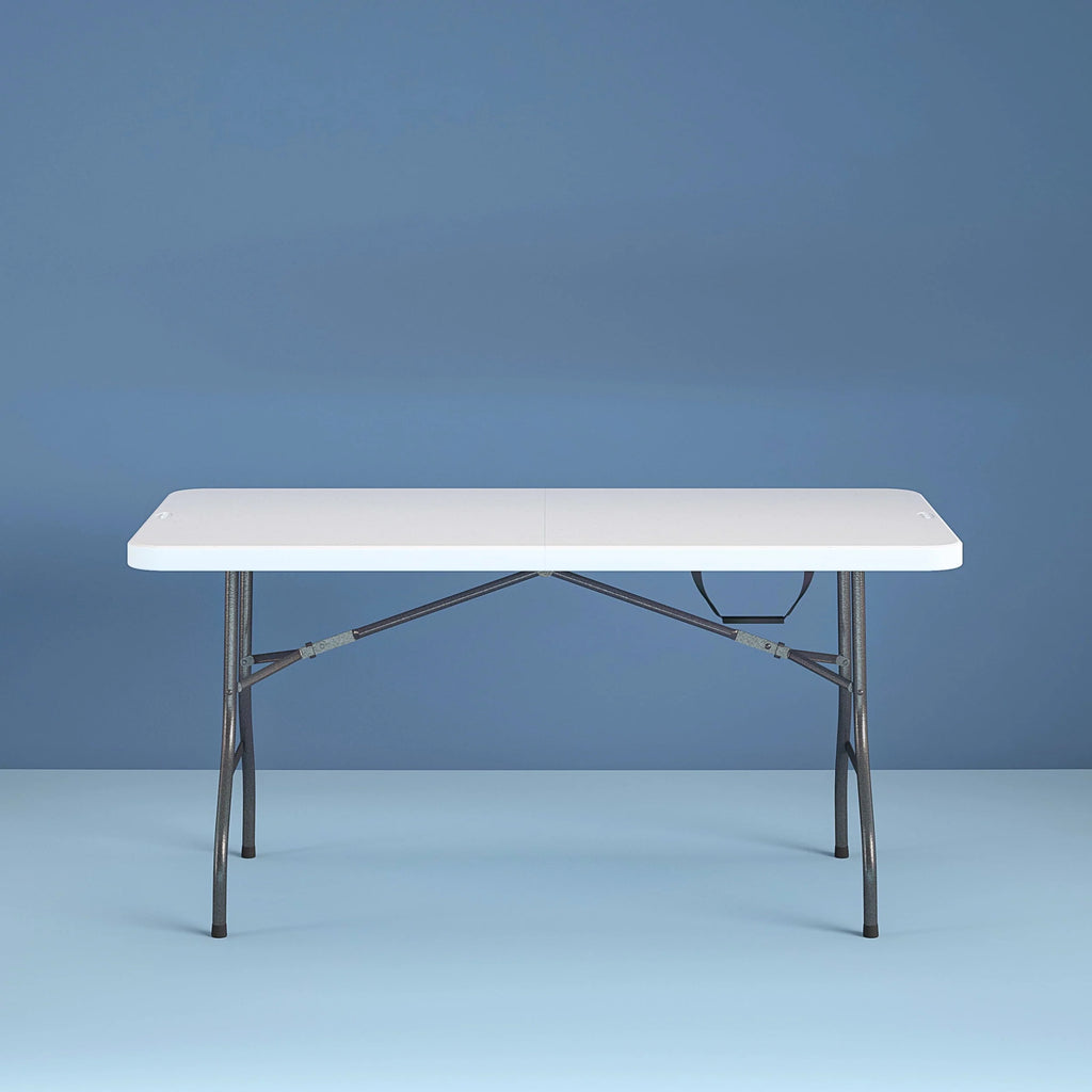 6 Foot Folding Table White Speckle X330055