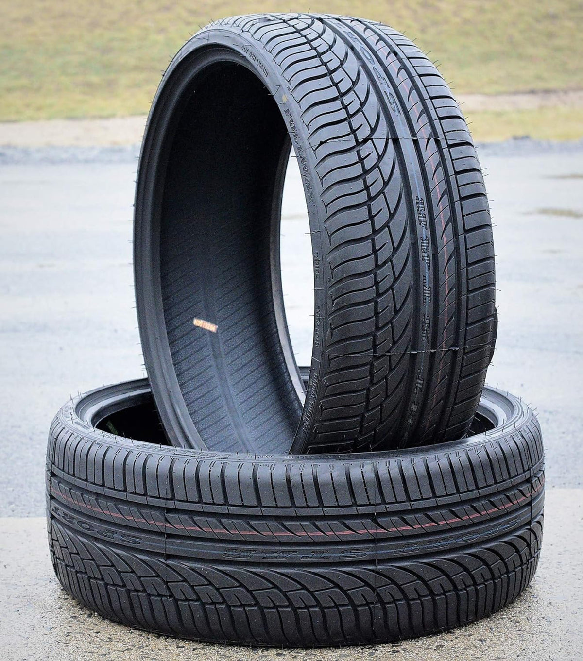 Set of 4 All-Season High Performance Radial Tires 295/25R22 97W Load Range XL 4-Ply BSW Black Side Wall L9654