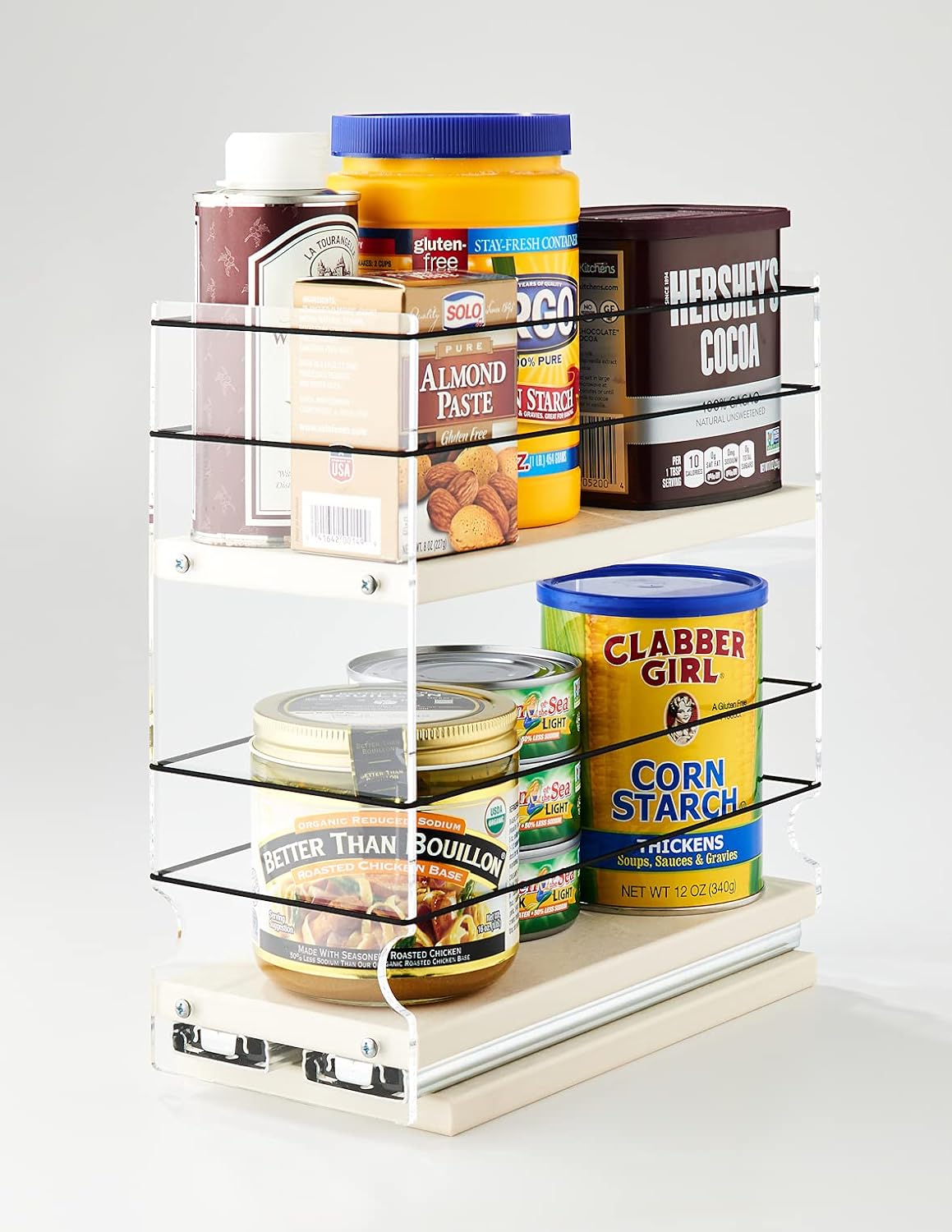 Storage Organizer Drawer with 2 Shelves T985752