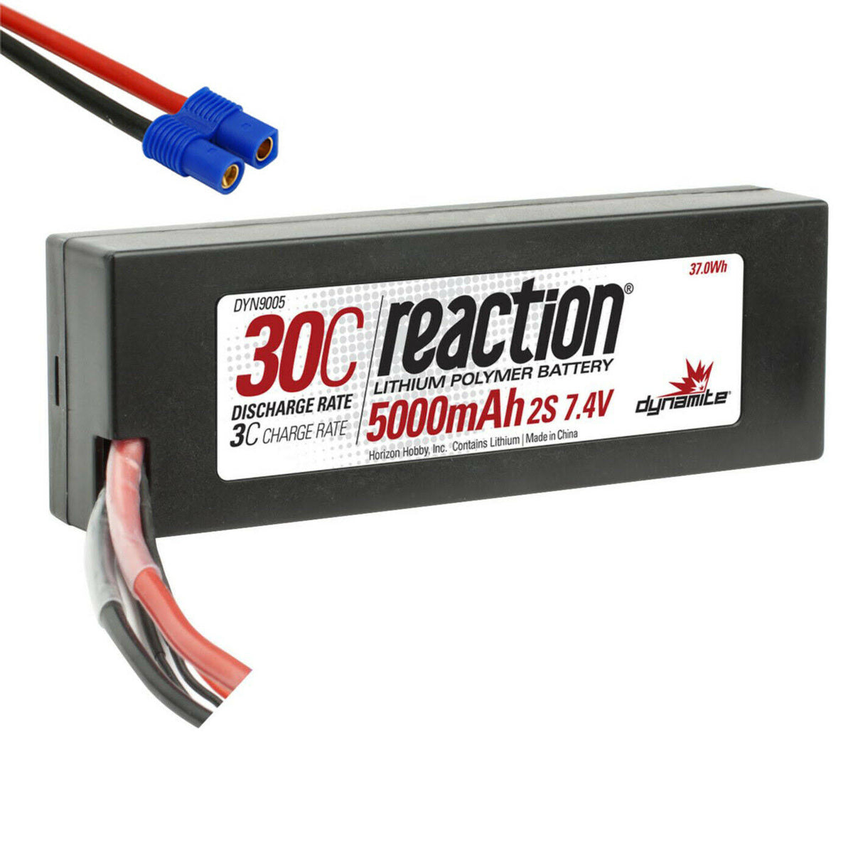 7.4V 5000mAh 2S 30C Lipo Hard Case Q867