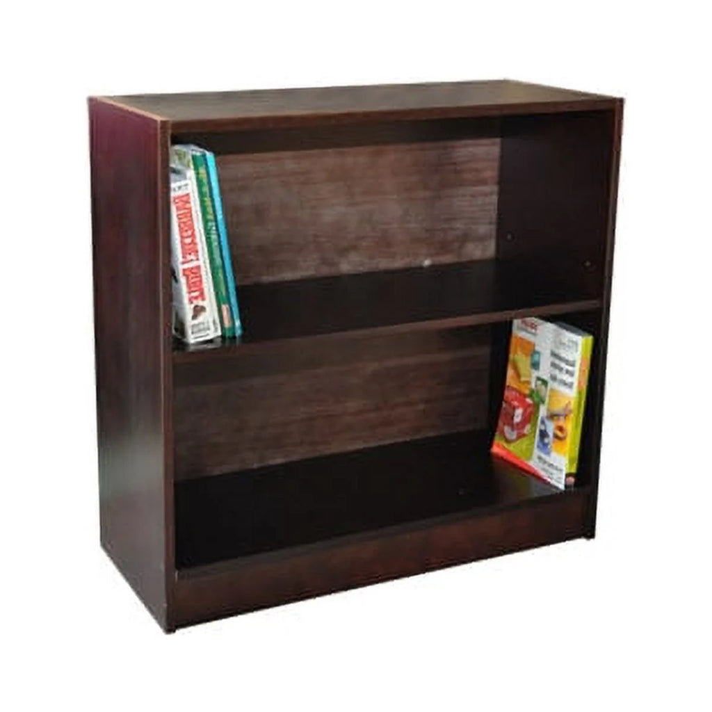 Espresso Mid Loft Bed with Desk Chest and Bookcase D469360