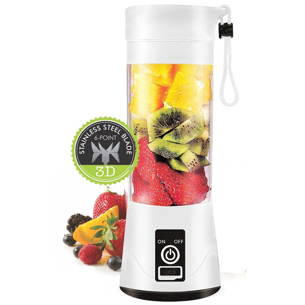 White USB Rechargeable Portable Blender G917