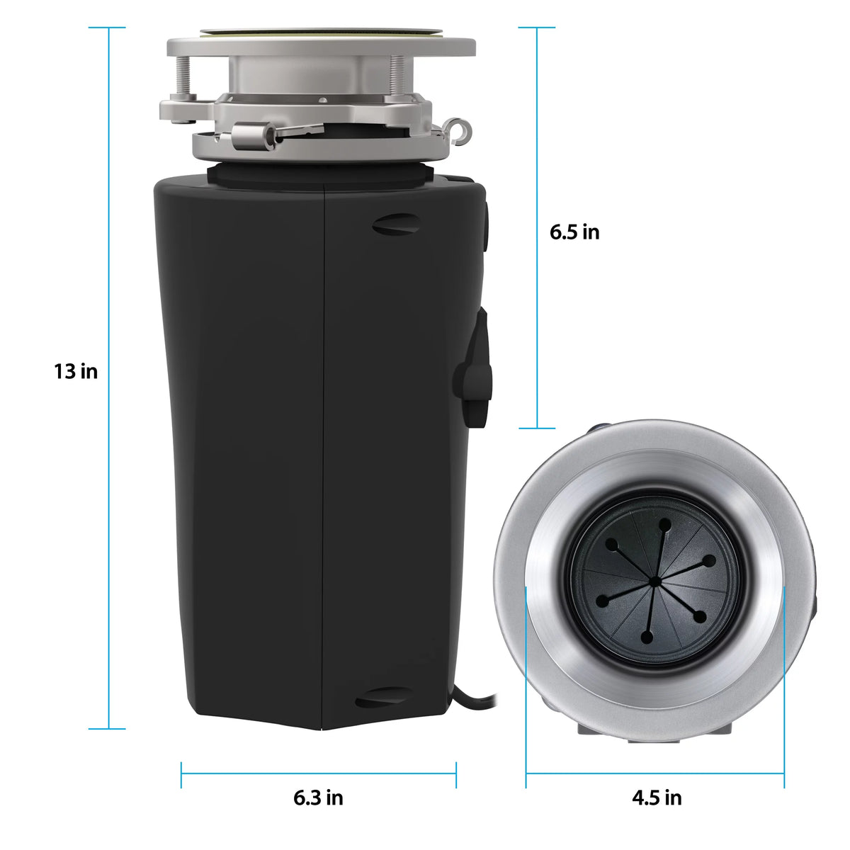 1/3 HP Continuous Feed Garbage Disposal J344