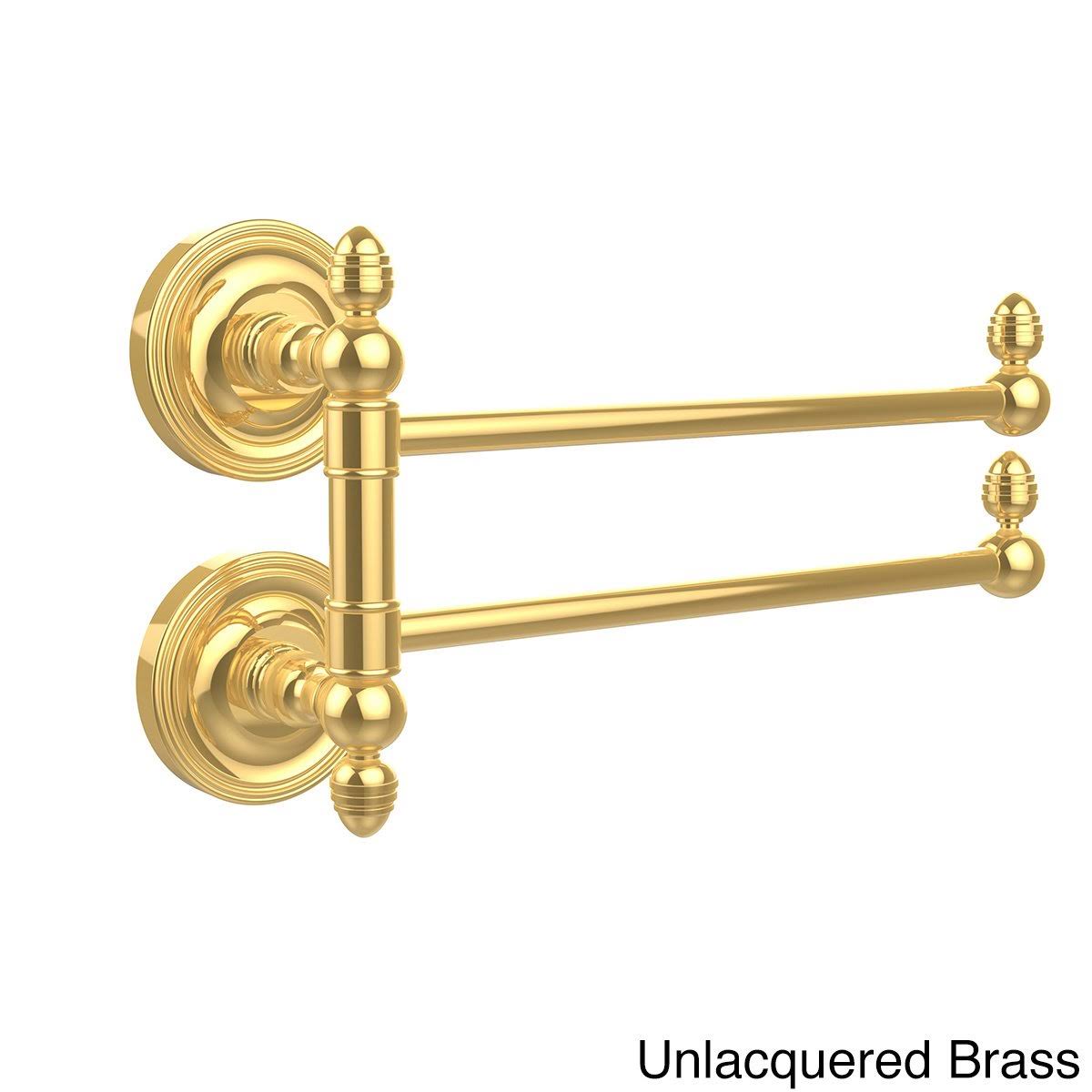 Satin Chrome Swing Arm Towel Rail D2530