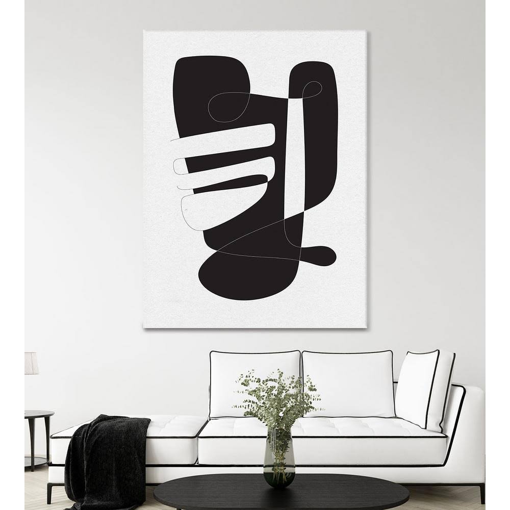 Black/White Graphical Wall Art E3656