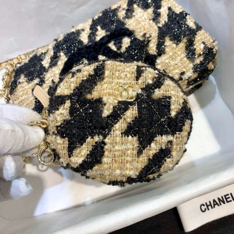 Tweed Coin Purse K832