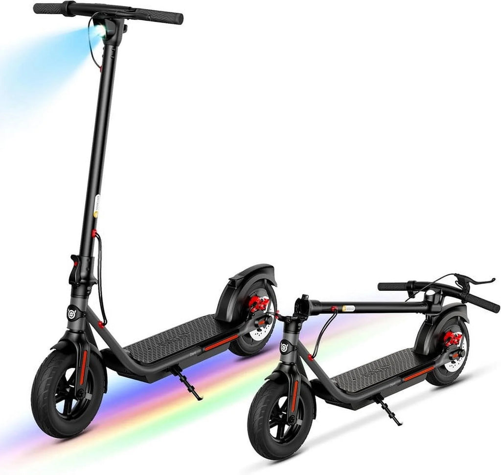 Foldable Electric Scooter 8.5 Solid Tires 19Mph H80702