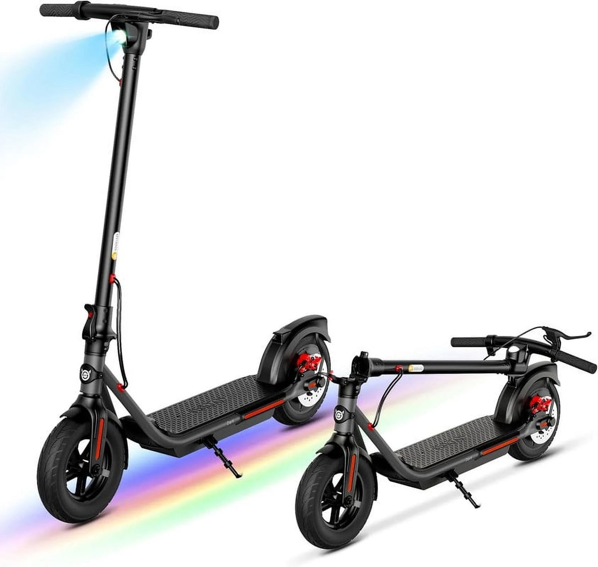 Foldable Electric Scooter 8.5 Solid Tires 19Mph H80702