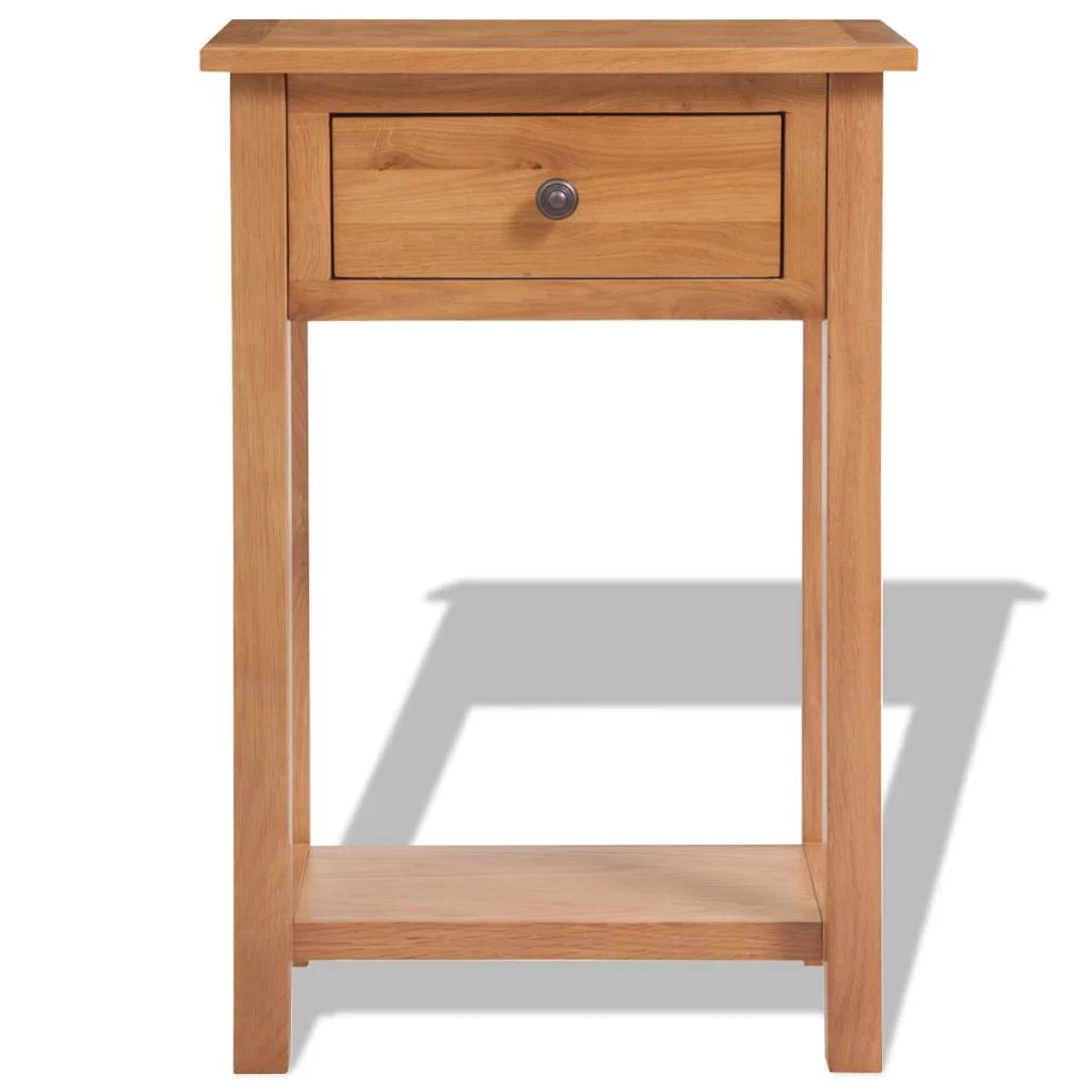 Solid Oak Wood Console Table F6057