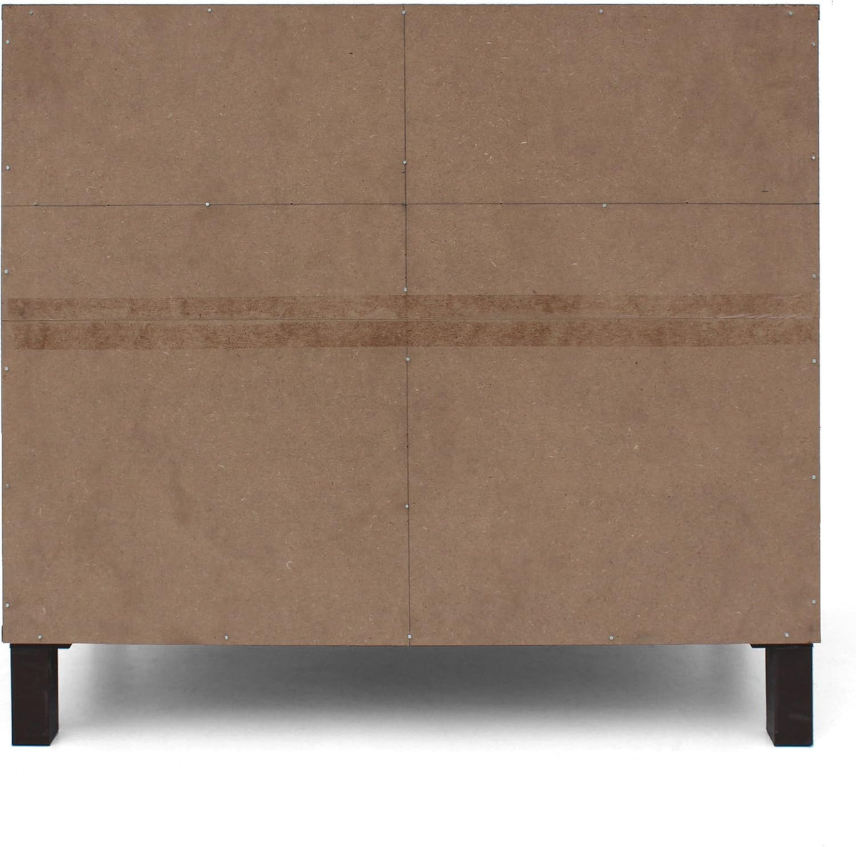 2-Shelf Faux Wood Cabinet, Walnut / Brown M534