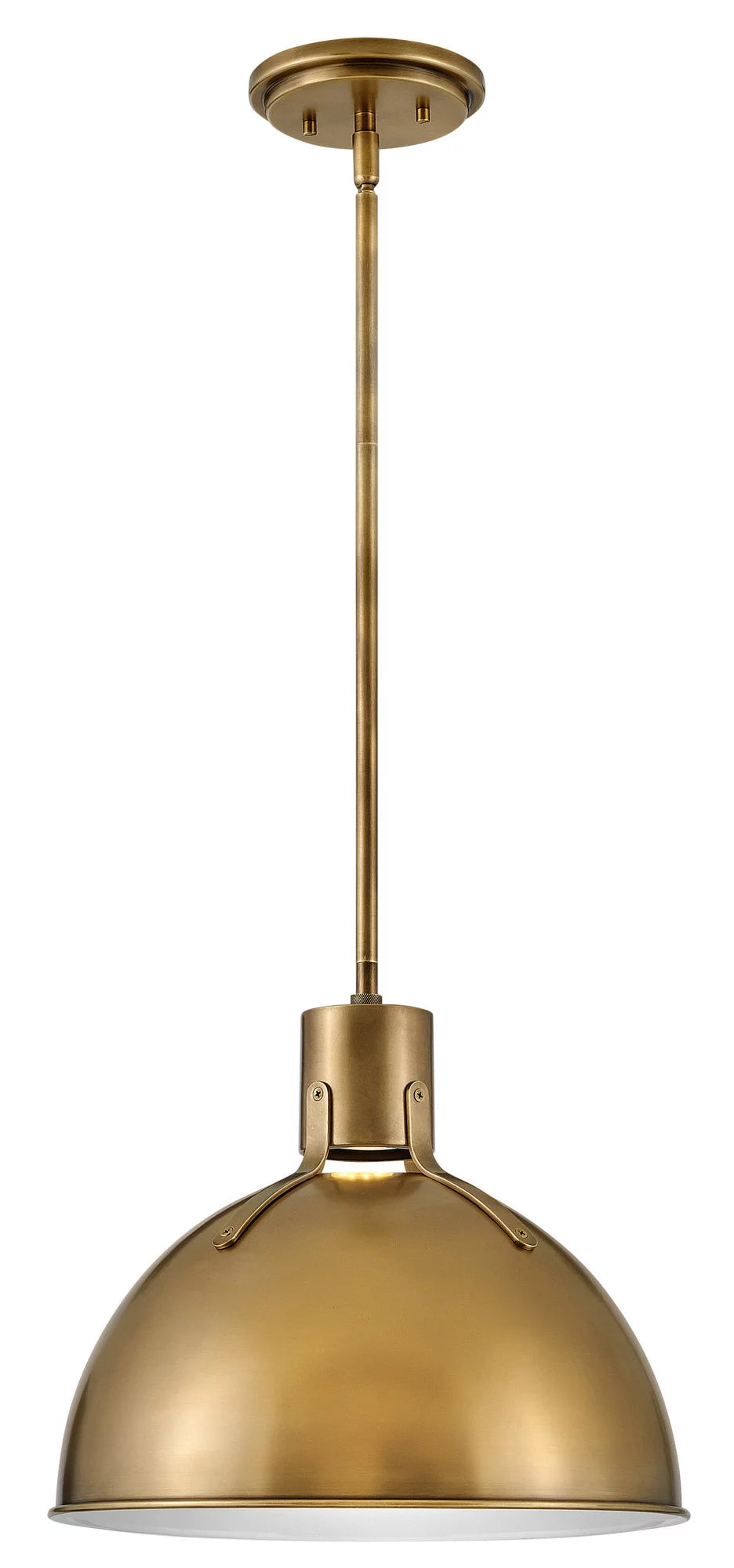 14 Inch 6.5W 1 LED Small Pendant Satin Black Finish M86344