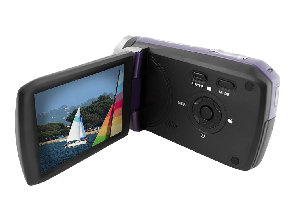 Purple 1080p Slim Camcorder X7559
