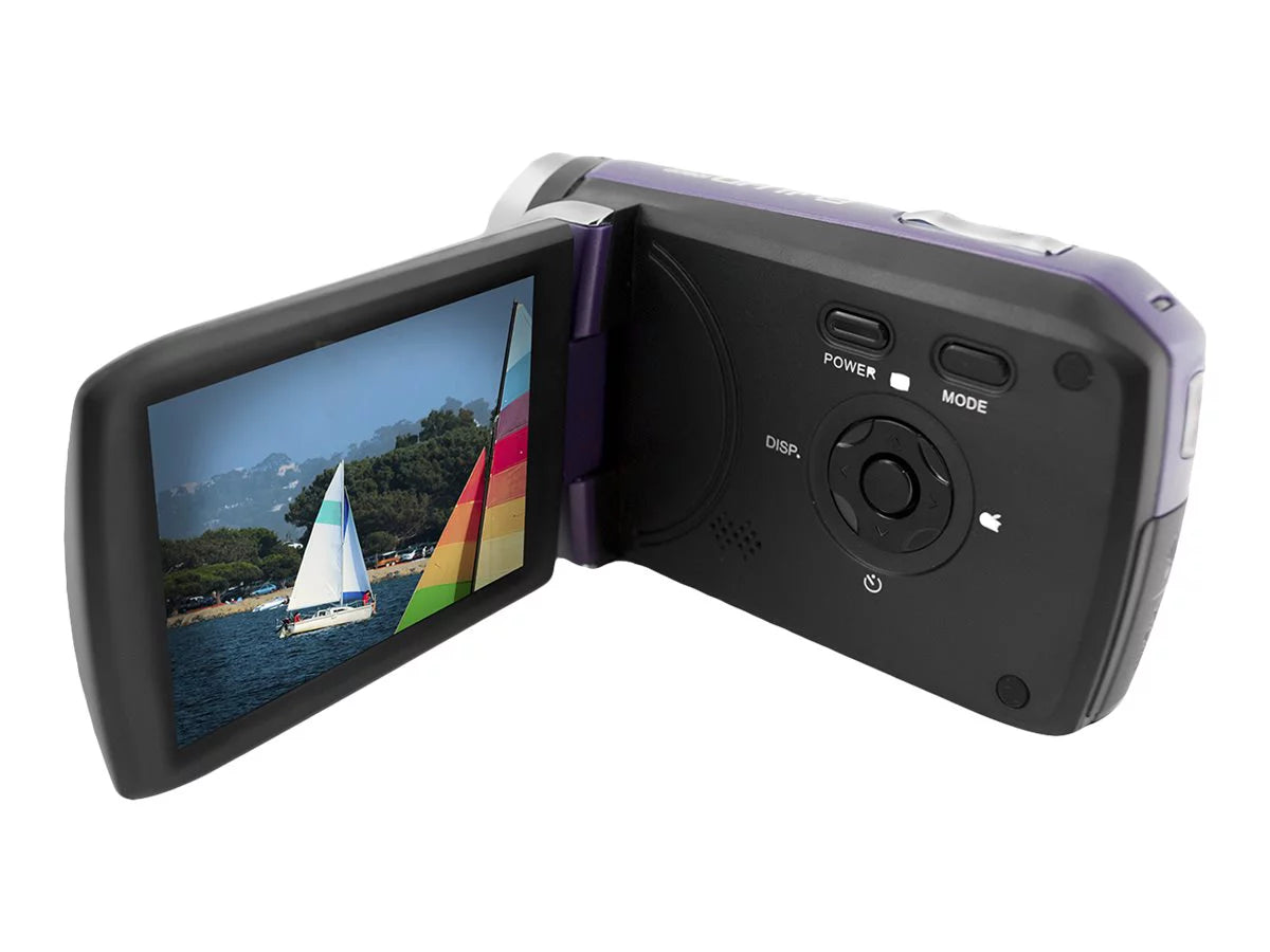 Purple 1080p Slim Camcorder X7559