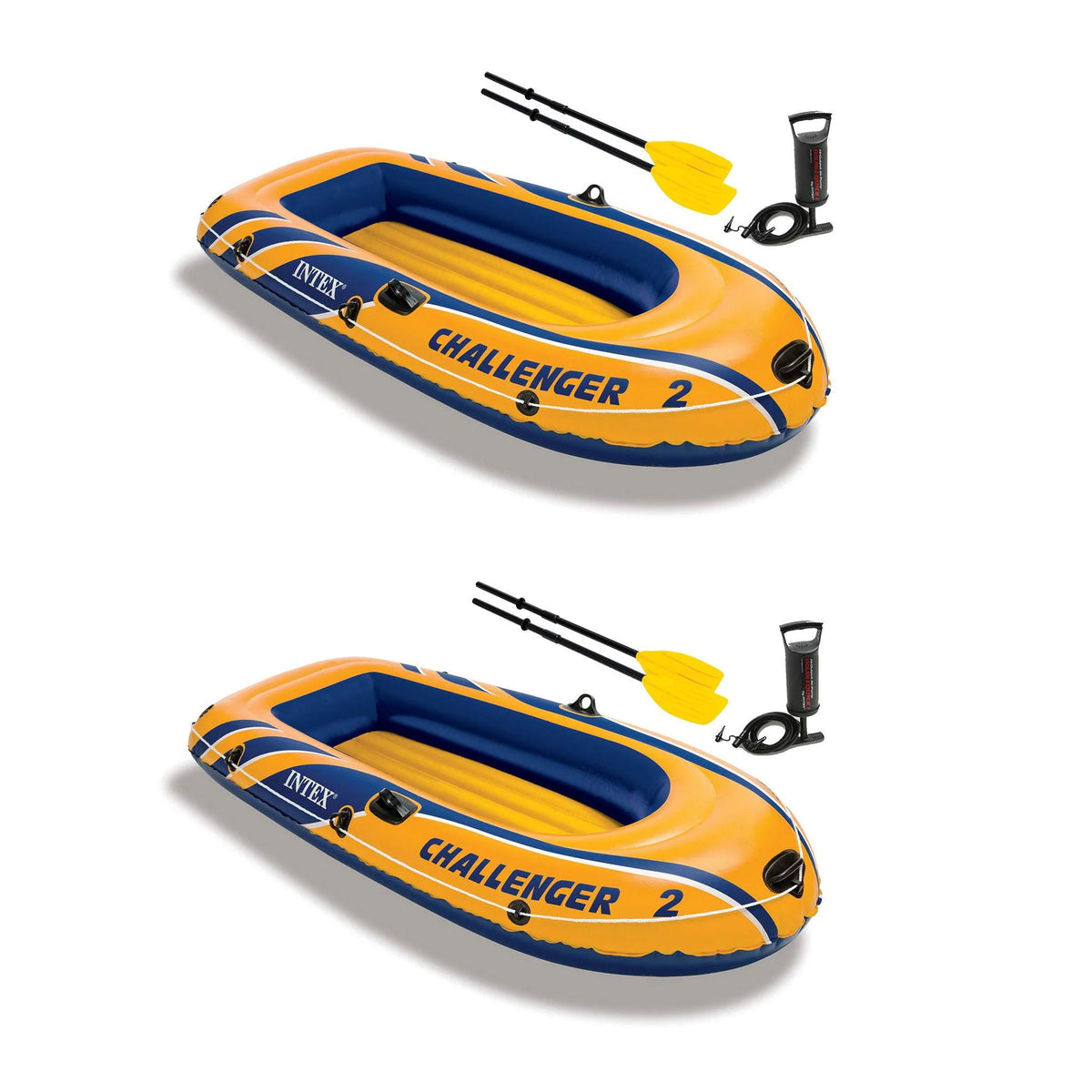 2 Person Inflatable Boat Set with Oars & Air Pump M560
