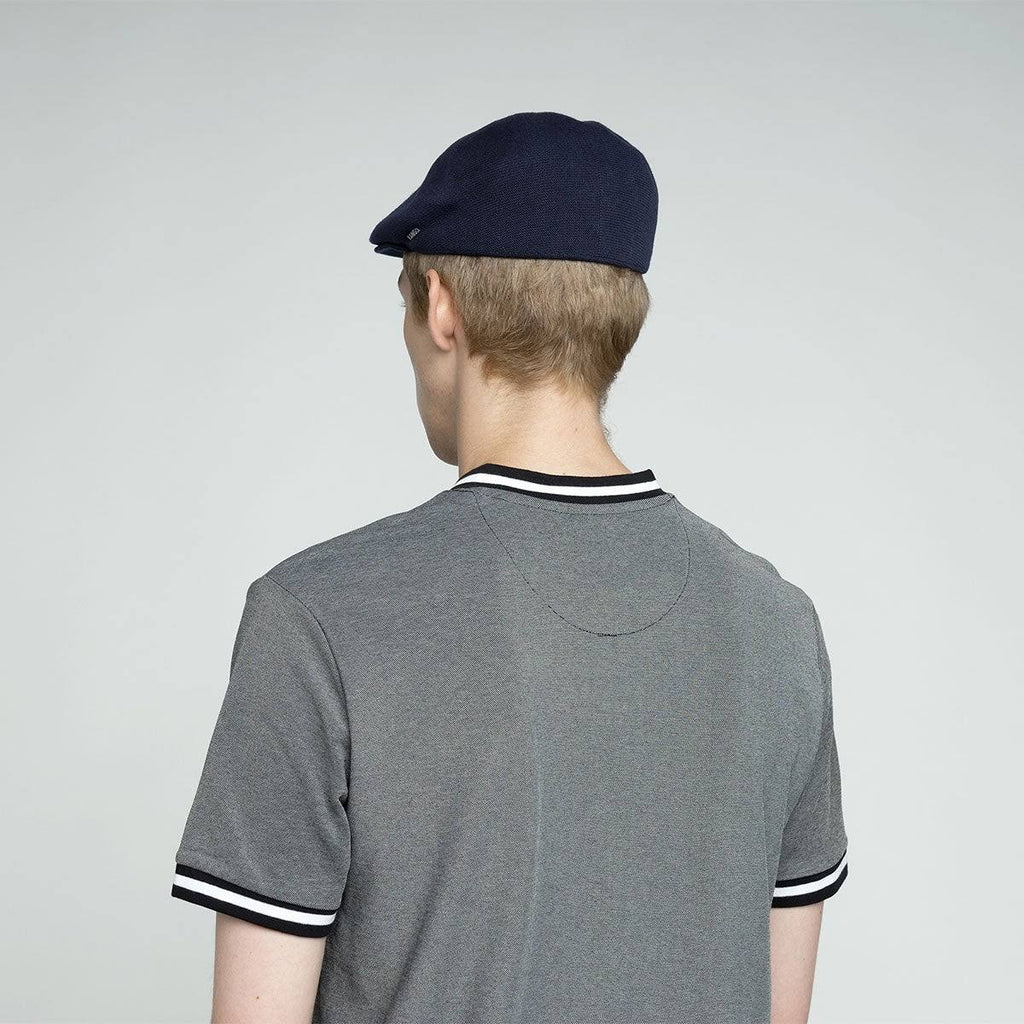 Flat Cap Dark Blue Bamboo Q26368