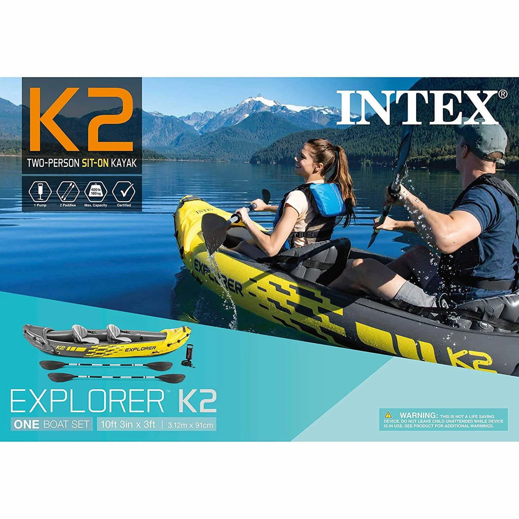 Inflatable Kayak with Oars and Hand Pump C232
